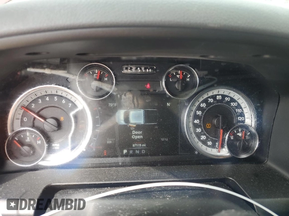 2019 Ram 1500 Classic Lone Star with VIN 1C6RR6LT2KS573700, listed as a Copart auction lot 44030265 with 87,115 mi miles and Salvage Title. Bid and sale history available at carsss.com. Image 9.