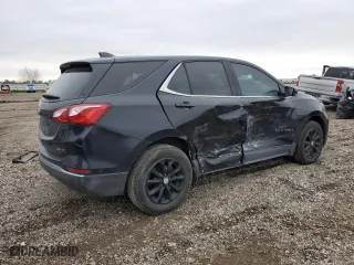 2020 Chevrolet Equinox LT with VIN 2GNAXUEV9L6237052, listed as a Copart auction lot 46254575 with 87,763 mi miles and Salvage Title. Bid and sale history available at carsss.com. Image 3.