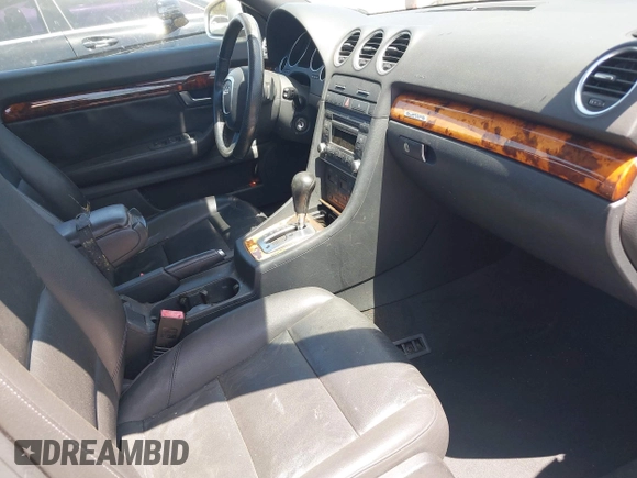2007 Audi A4 3.2L with VIN WAUDH48HX7K029660, listed as a IAAI auction lot 42554724 with 128,445 mi miles and . Bid and sale history available at DreamBid. Image 5.