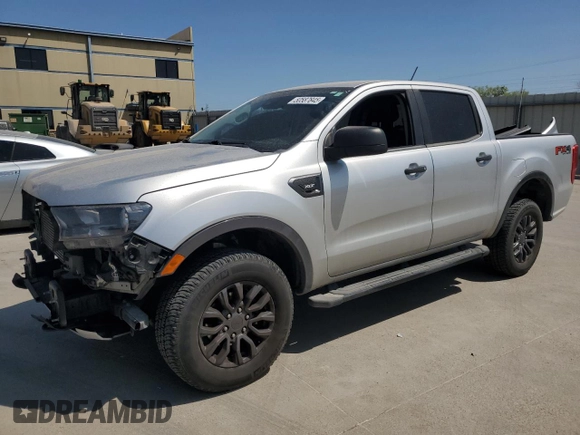 2019 Ford Ranger XL with VIN 1FTER4FH2KLA12958, listed as a Copart auction lot 50587845 with 107,160 mi miles and Salvage Title. Bid and sale history available at DreamBid. Image 1.