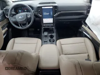 2024 Ford Ranger Lariat with VIN 1FTER4KH6RLE01036, listed as a Copart auction lot 48386655 with 2,001 mi miles and Salvage title. Bid and sale history available at DreamBid. Image 8.