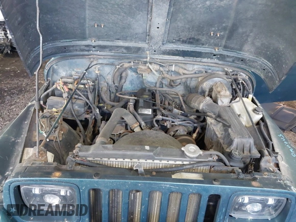 1995 Jeep Wrangler S with VIN 1J4FY19P0SP262341, listed as a IAAI auction lot 41672136 with 161,979 mi miles. Bid and sale history available at carsss.com. Image 10.