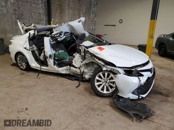 2020 Toyota Camry LE with VIN 4T1C11AK4LU998615, listed as a Copart auction lot 50336895 with 56,547 mi miles and Salvage Title. Bid and sale history available at DreamBid. Image 4.