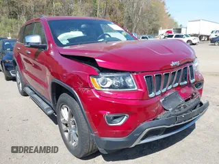 2014 Jeep Grand Cherokee Limited with VIN 1C4RJFBG7EC483316, listed as a IAAI auction lot 42114889 with 106,409 mi miles and . Bid and sale history available at DreamBid. Image 1.