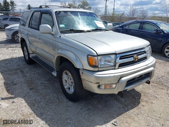 2000 Toyota 4Runner Limited with VIN JT3HN87R0Y9037357, listed as a IAAI auction lot 39201163 with 166,431 mi miles. Bid and sale history available at carsss.com. Image 1.