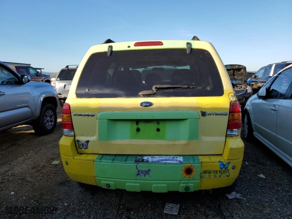 2007 Ford Escape Hybrid with VIN 1FMCU59HX7KB78516, listed as a Copart auction lot 88585615 with 440,082 mi miles and Clean Title. Bid and sale history available at carsss.com. Image 6.