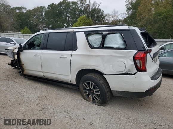 2024 GMC Yukon XL AT4 with VIN 1GKS2HKD1RR385020, listed as a Copart auction lot 82573604 with Not Provided miles and Salvage Title. Bid and sale history available at carsss.com. Image 2.