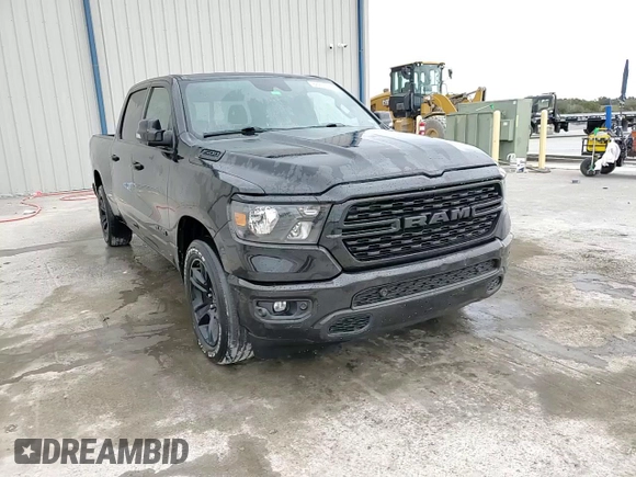 2022 Ram 1500 Big Horn with VIN 1C6RREMT9NN265838, listed as a Copart auction lot 88808215 with 88,050 mi miles and Salvage Title. Bid and sale history available at carsss.com. Image 13.