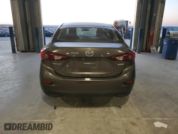 2015 Mazda 3 i SV with VIN JM1BM1T74F1231241, listed as a Copart auction lot 85824334 with 216,816 mi miles and Salvage Title. Bid and sale history available at DreamBid. Image 6.