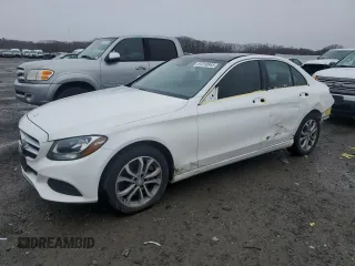 2017 Mercedes-Benz C 300 with VIN 55SWF4KB0HU188268, listed as a Copart auction lot 51310845 with 126,739 mi miles and Salvage Title. Bid and sale history available at DreamBid. Image 1.