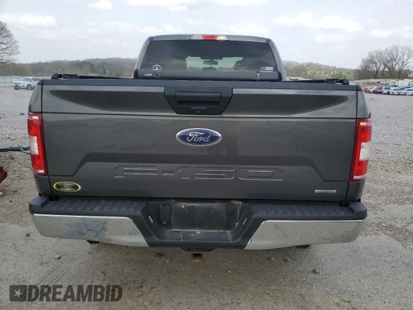 2018 Ford F-150 XL with VIN 1FTEX1EP1JKG09844, listed as a Copart auction lot 54834245 with 86,047 mi miles and Clean Title. Bid and sale history available at carsss.com. Image 6.