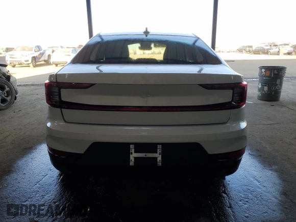 2023 Polestar 2 with VIN YSMEG3KA8PL159368, listed as a Copart auction lot 75434814 with 17,214 mi miles and Non Repairable. Bid and sale history available at carsss.com. Image 6.