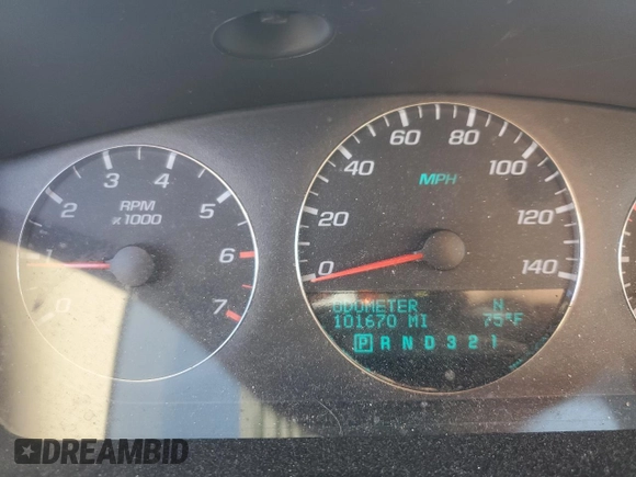 2008 Chevrolet Impala LT with VIN 2G1WC583189271124, listed as a Copart auction lot 74246234 with 101,670 mi miles and Non Repairable. Bid and sale history available at DreamBid. Image 9.