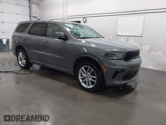 2022 Dodge Durango GT with VIN 1C4RDJDG0NC183169, listed as a IAAI auction lot 41906679 with 33,386 mi miles and . Bid and sale history available at DreamBid. Image 1.