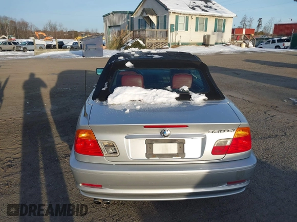 2001 BMW 3 Series 330Ci with VIN WBABS53421JU82591, listed as a IAAI auction lot 41277310 with 99,109 mi miles. Bid and sale history available at carsss.com. Image 16.