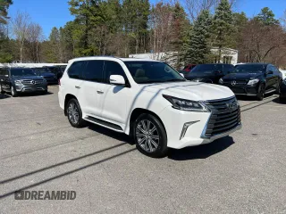 2016 Lexus LX 570 with VIN JTJHY7AX8G4198794, listed as a Copart auction lot 54615015 with 107,196 mi miles and Clean Title. Bid and sale history available at DreamBid. Image 1.