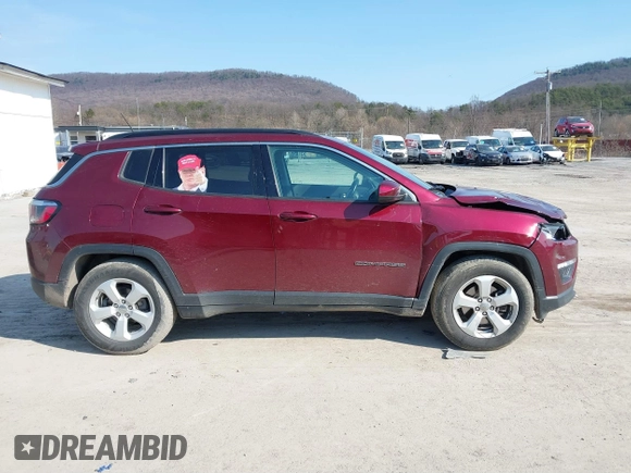 2020 Jeep Compass Latitude with VIN 3C4NJCBB1LT169941, listed as a IAAI auction lot 41785618 with 200,963 mi miles and . Bid and sale history available at DreamBid. Image 13.