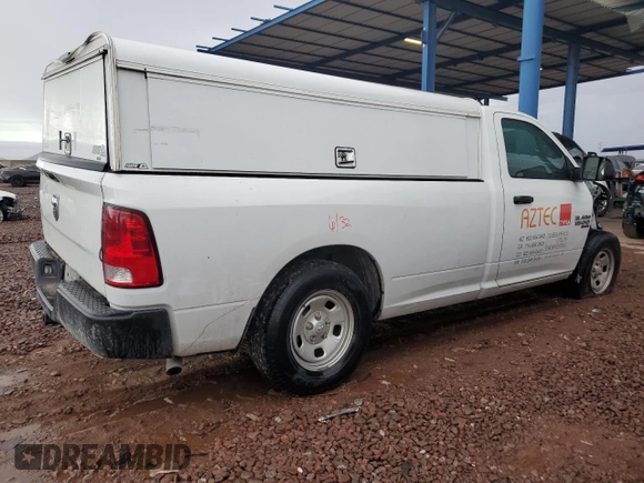 2021 Ram 1500 Tradesman with VIN 3C6JR6DG0MG535990, listed as a Copart auction lot 58473625 with 39,260 mi miles and Salvage title. Bid and sale history available at DreamBid. Image 3.
