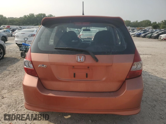 2008 Honda Fit Sport with VIN JHMGD37668S008214, listed as a Copart auction lot 70788574 with 306,614 mi miles and Salvage Title. Bid and sale history available at carsss.com. Image 6.