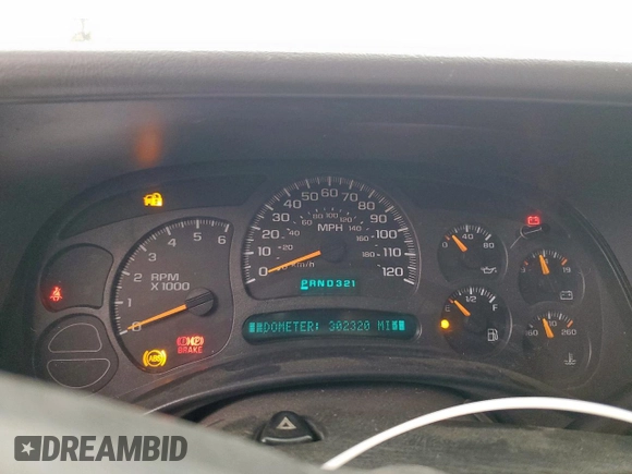 2003 Chevrolet Suburban LS z VIN 3GNEC16Z13G186812, wystawiony jako Copart lot #58567425 z przebiegiem 302 320 mil mil oraz Szkoda całkowita • Salvage title. Historia ofert i sprzedaży dostępna na DreamBid. Obrazek 9.