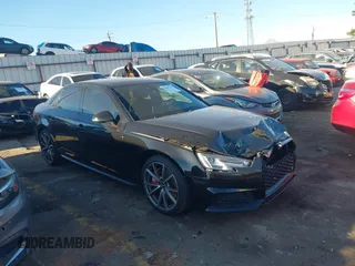 2018 Audi A4 Premium Plus with VIN WAUENAF49JA052761, listed as a IAAI auction lot 41697472 with 115,472 mi miles. Bid and sale history available at carsss.com. Image 1.