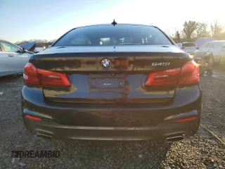 2018 BMW 5 Series 540i with VIN WBAJE5C51JG918565, listed as a Copart auction lot 48204955 with 74,474 mi miles and Salvage Title. Bid and sale history available at carsss.com. Image 6.