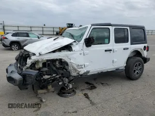 2020 Jeep Wrangler Unlimited Sport S с VIN 1C4HJXDN1LW341326, выставлен на аукционе Copart как лот 54741625 с пробегом 97 100 миль миль и Списание • Salvage title. История ставок и продаж доступна на DreamBid. Изображение 1.