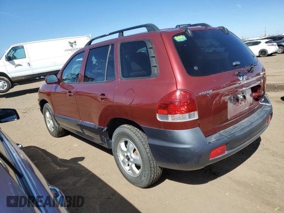 2005 Hyundai Santa Fe GLS with VIN KM8SC73D95U920289, listed as a Copart auction lot 72816834 with 120,879 mi miles and Salvage Title. Bid and sale history available at carsss.com. Image 2.