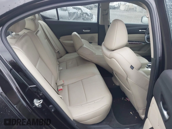 2015 Acura TLX V6 Advance with VIN 19UUB3F76FA002163, listed as a IAAI auction lot 41460668 with 110,095 mi miles. Bid and sale history available at carsss.com. Image 8.