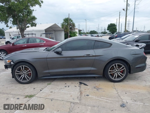 2015 Ford Mustang V6 with VIN 1FA6P8AMXF5402714, listed as a IAAI auction lot 42400456 with 83,133 mi miles and . Bid and sale history available at DreamBid. Image 14.