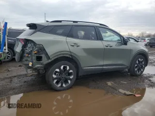 2023 Kia Sportage X-Line with VIN 5XYK6CAF9PG125417, listed as a Copart auction lot 47107505 with 26,470 mi miles and Salvage Title. Bid and sale history available at carsss.com. Image 3.
