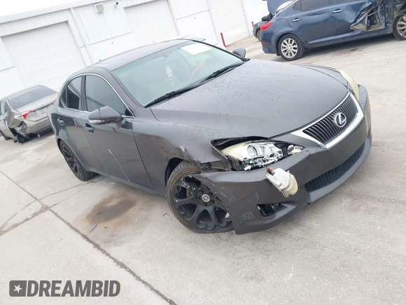 2009 Lexus IS 250 with VIN JTHBK262895095767, listed as a IAAI auction lot 41621721 with 157,331 mi miles. Bid and sale history available at carsss.com. Image 1.