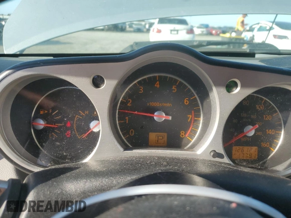 2006 Nissan 350Z Touring with VIN JN1AZ36A46M455983, listed as a Copart auction lot 47029675 with 126,121 mi miles and Salvage Title. Bid and sale history available at carsss.com. Image 9.