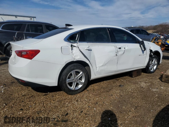 2022 Chevrolet Malibu LS with VIN 1G1ZB5ST3NF188676, listed as a Copart auction lot 49047765 with 47,459 mi miles and Salvage Title. Bid and sale history available at DreamBid. Image 3.
