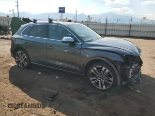 2020 Audi SQ5 Premium with VIN WA1A4AFY9L2001730, listed as a Copart auction lot 74846564 with 37,603 mi miles and Salvage Title. Bid and sale history available at DreamBid. Image 4.