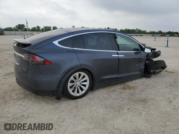 2016 Tesla Model X 70D with VIN 5YJXCDE26GF034172, listed as a Copart auction lot 51710865 with 78,930 mi miles and Salvage Title. Bid and sale history available at carsss.com. Image 3.