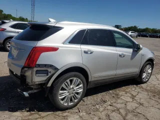 2019 Cadillac XT5 Premium Luxury AWD with VIN 1GYKNFRS6KZ233259, listed as a Copart auction lot 53647695 with 128,534 mi miles and Salvage title. Bid and sale history available at DreamBid. Image 3.