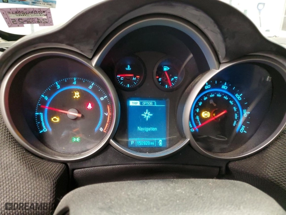 2014 Chevrolet Cruze 1LT with VIN 1G1PC5SB8E7120749, listed as a Copart auction lot 47852655 with 150,920 mi miles and Salvage Title. Bid and sale history available at carsss.com. Image 9.