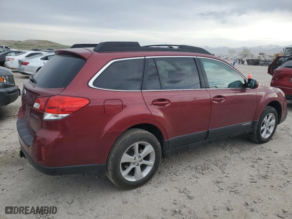 2013 Subaru Outback 2.5i Premium with VIN 4S4BRCCC1D3210046, listed as a Copart auction lot 53115585 with 124,521 mi miles and Salvage Title. Bid and sale history available at carsss.com. Image 3.