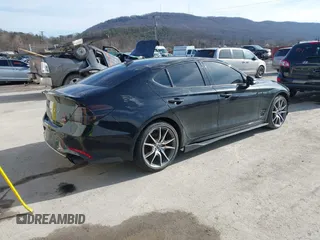 2023 Genesis G70 2.0T z VIN KMTG34TA1PU122551, wystawiony jako IAAI lot #41474272 z przebiegiem 38 964 mil mil oraz . Historia ofert i sprzedaży dostępna na DreamBid. Obrazek 4.