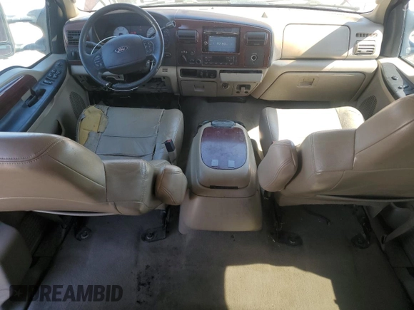 2005 Ford F-250 XL with VIN 1FTSW21P95EA38612, listed as a Copart auction lot 55446725 with Not provided miles and Salvage title. Bid and sale history available at DreamBid. Image 8.