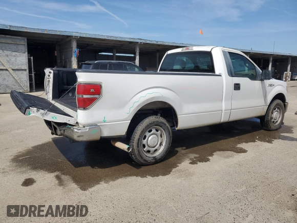 2014 Ford F-150 XL with VIN 1FTNF1CF5EKD21179, listed as a Copart auction lot 48916575 with 150,958 mi miles and Salvage title. Bid and sale history available at DreamBid. Image 3.