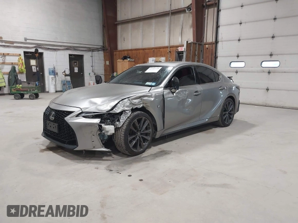 2022 Lexus IS 350 F Sport with VIN JTHGZ1E21N5026846, listed as a IAAI auction lot 42103720 with 49,500 mi miles and . Bid and sale history available at DreamBid. Image 2.