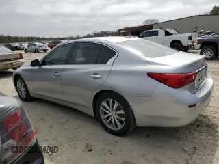2015 Infiniti Q50 Premium with VIN JN1BV7AR3FM411834, listed as a Copart auction lot 48333555 with 129,346 mi miles and Salvage Title. Bid and sale history available at carsss.com. Image 2.