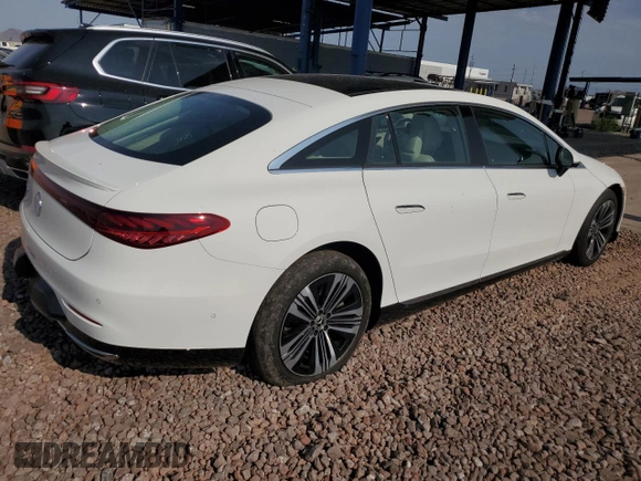 2023 Mercedes-Benz EQS with VIN W1KCG2DB9PA025408, listed as a Copart auction lot 64037544 with 12,134 mi miles and Salvage Title. Bid and sale history available at carsss.com. Image 3.