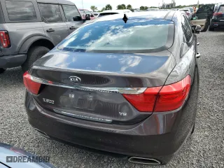 2015 Kia K900 Luxury with VIN KNALW4D48F6017602, listed as a Copart auction lot 74309814 with 0 mi miles and Salvage Title. Bid and sale history available at carsss.com. Image 6.
