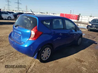 2014 Nissan Note S with VIN 3N1CE2CP3EL430248, listed as a Copart auction lot 45456585 with 61,270 mi miles and Non repairable. Bid and sale history available at DreamBid. Image 3.