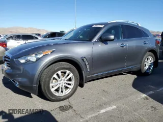 2016 Infiniti QX70 with VIN JN8CS1MW9GM750709, listed as a Copart auction lot 89017125 with 61,482 mi miles and Salvage Title. Bid and sale history available at DreamBid. Image 1.