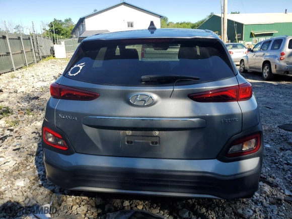 2021 Hyundai Kona Electric Limited with VIN KM8K33AG1MU115648, listed as a Copart auction lot 43498535 with 40,239 mi miles and Non Repairable. Bid and sale history available at carsss.com. Image 6.