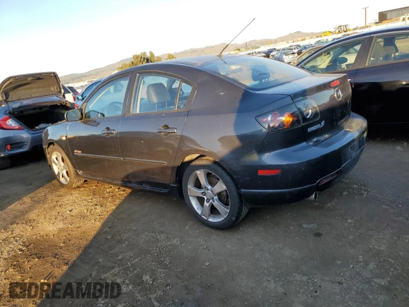 2005 Mazda 3 s with VIN JM1BK323051292729, listed as a Copart auction lot 86424374 with 168,136 mi miles and Clean Title. Bid and sale history available at carsss.com. Image 2.